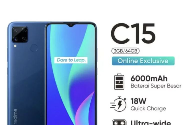 Spesifikasi Realme C15: Smartphone Andal dengan Baterai Super Awet dan Harga Terjangkau